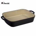 Esmalte de la firma Hierro fundido Roaster Pan